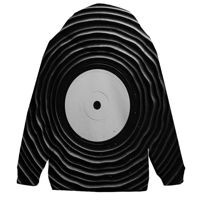 Vinyl Ripple Monochrome hoodie trends