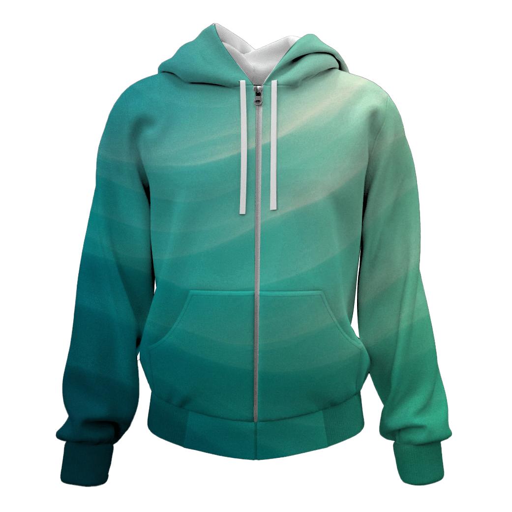 Quantum Lagoon Drift lightweight hoodies