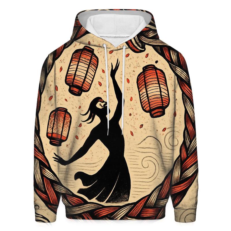 Ouroboros Festival Paper Lantern Loop pullover hoodies