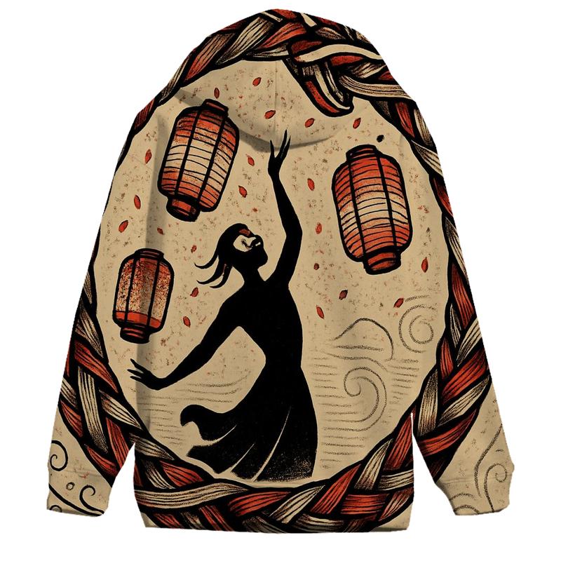 Ouroboros Festival Paper Lantern Loop pullover hoodies