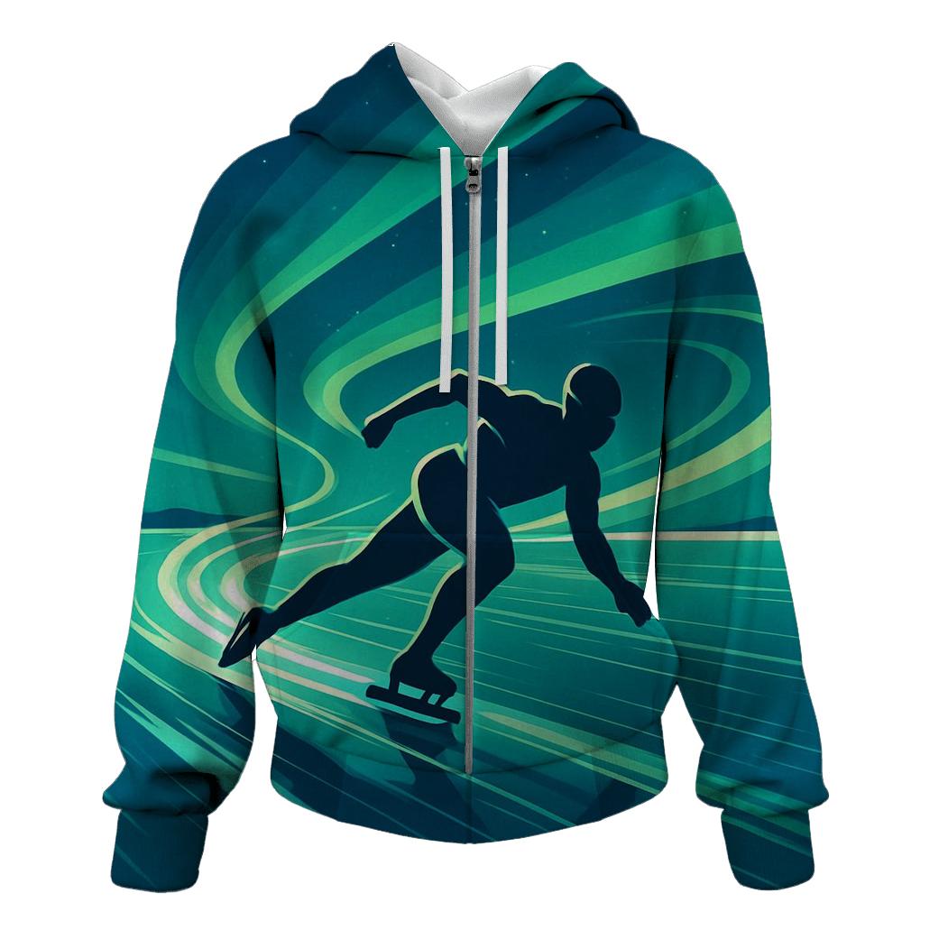 Aurora Ice Sprint graphic hoodies