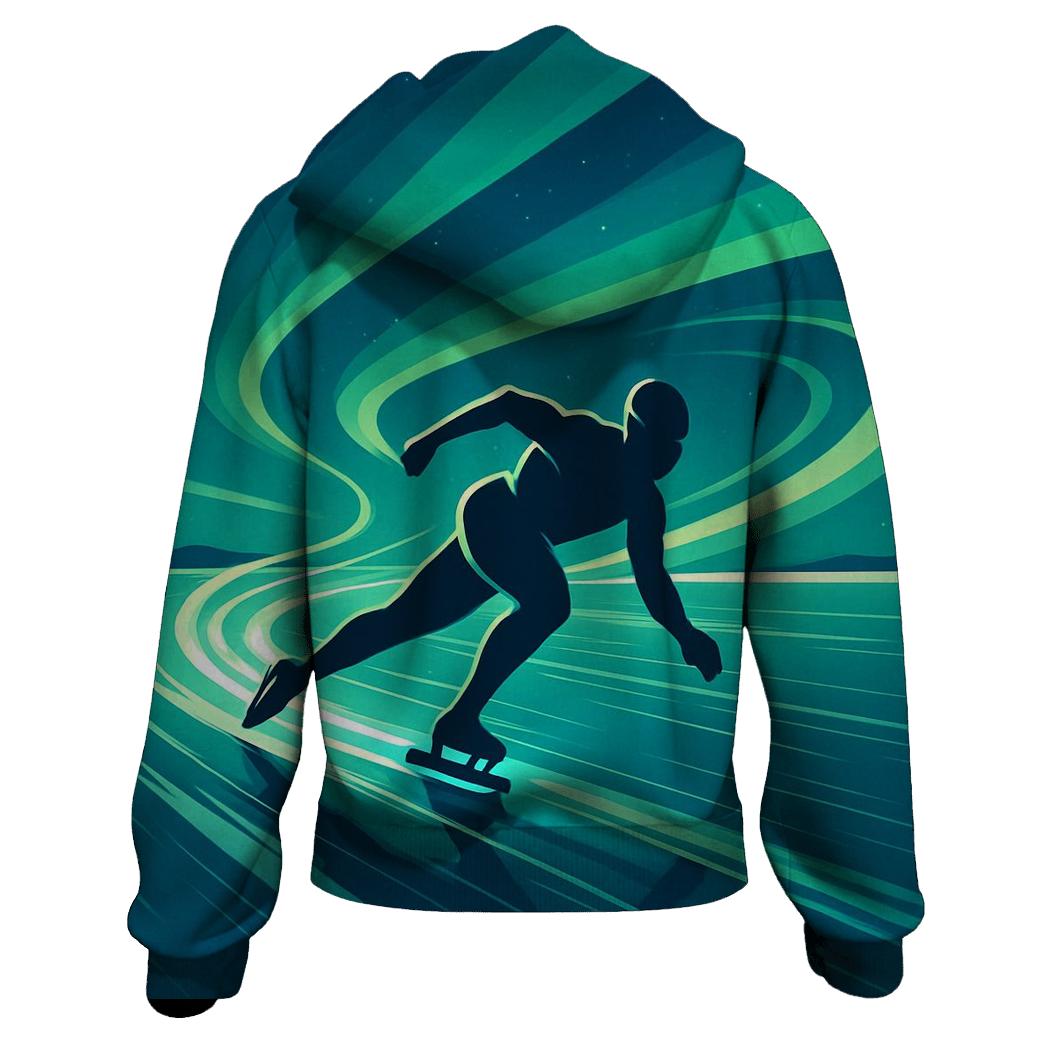 Aurora Ice Sprint graphic hoodies