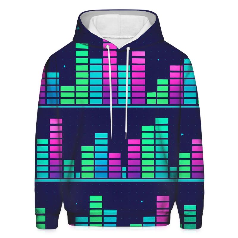 Stereo Equalizer Horizon Bars heavyweight hoodies