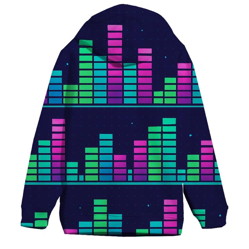 Stereo Equalizer Horizon Bars heavyweight hoodies