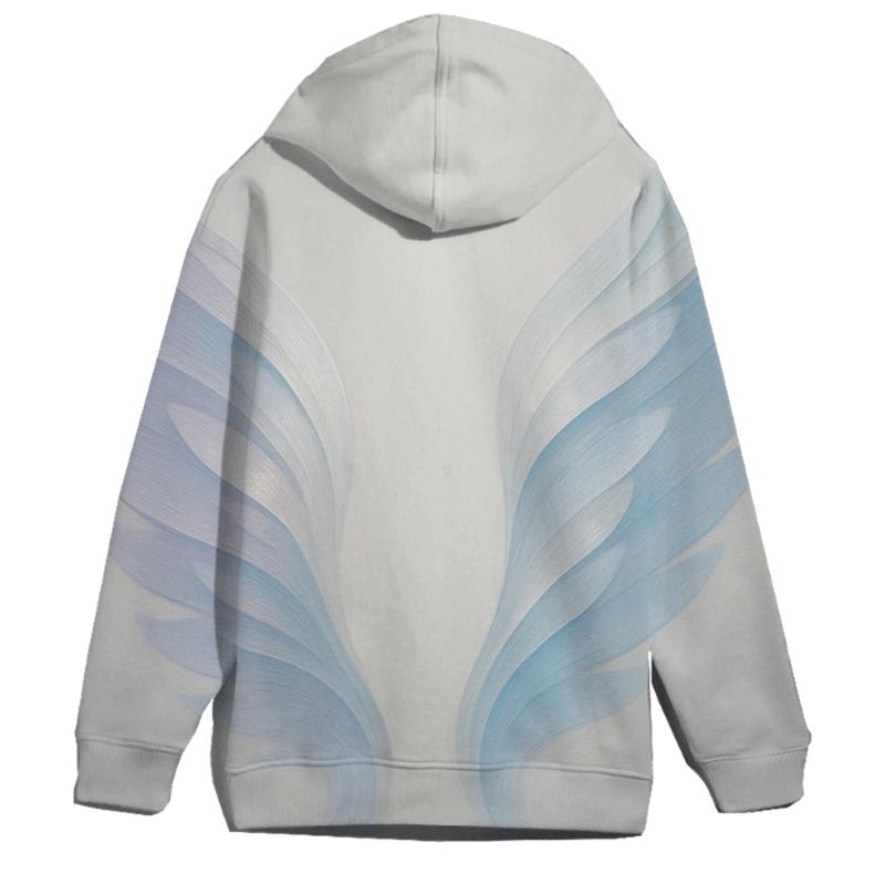 Wings Of Peace Gradient designer hoodies