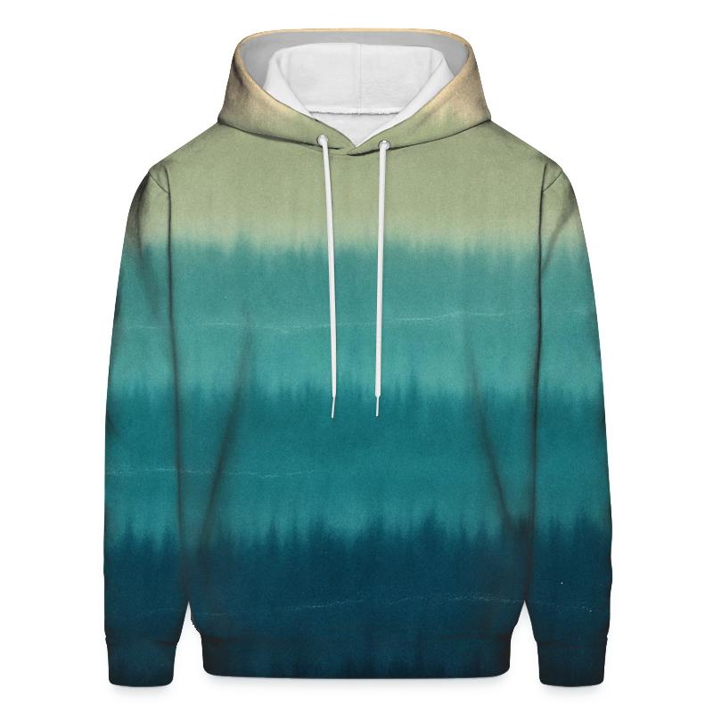 Horizon Stripe Exoplanet Dusk printed hoodies