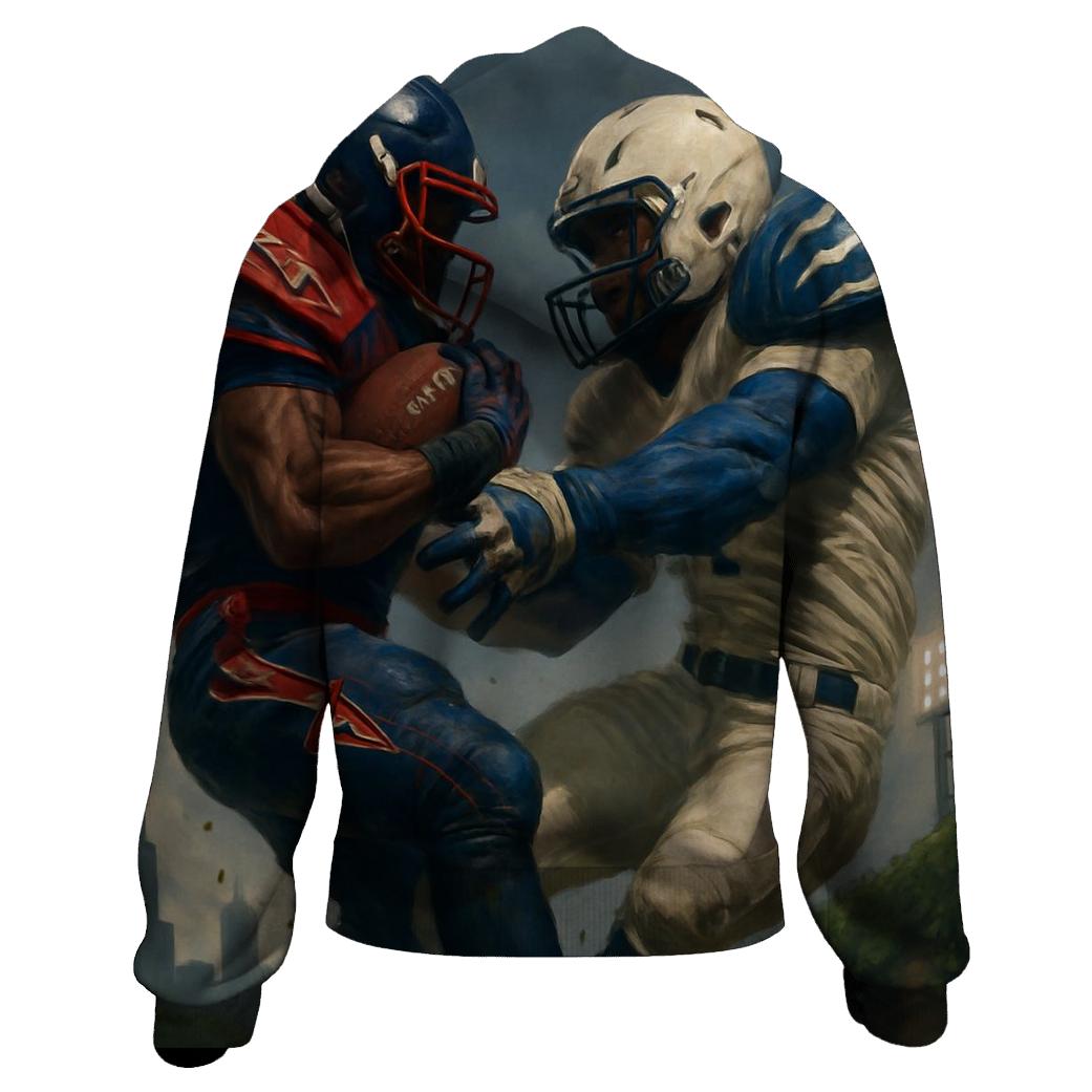 Skyline Scrimmage Over The Ivy Wall printed hoodies