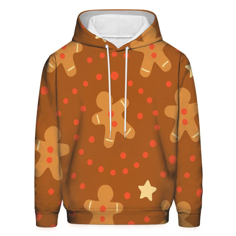 Gingerbread Galaxy Dots lightweight hoodies