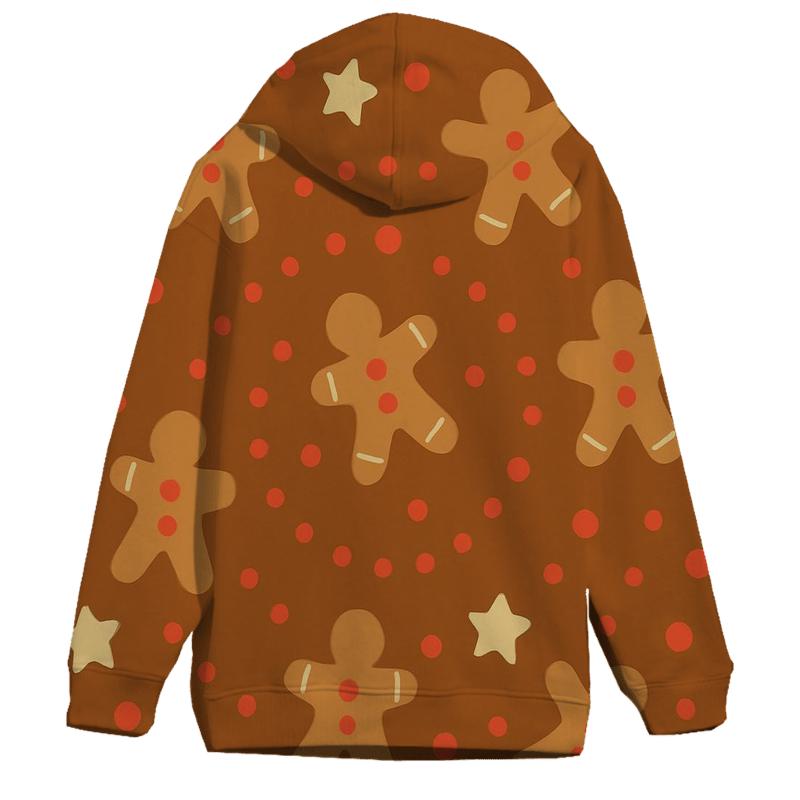 Gingerbread Galaxy Dots lightweight hoodies