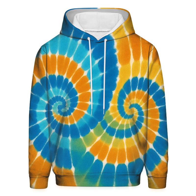 Double Spiral Binary Vortex pullover hoodies