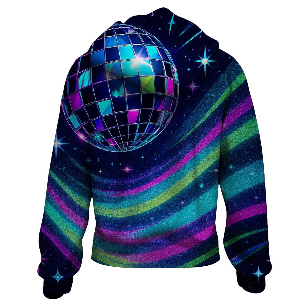 Neon Aurora Disco Prism hoodie styles