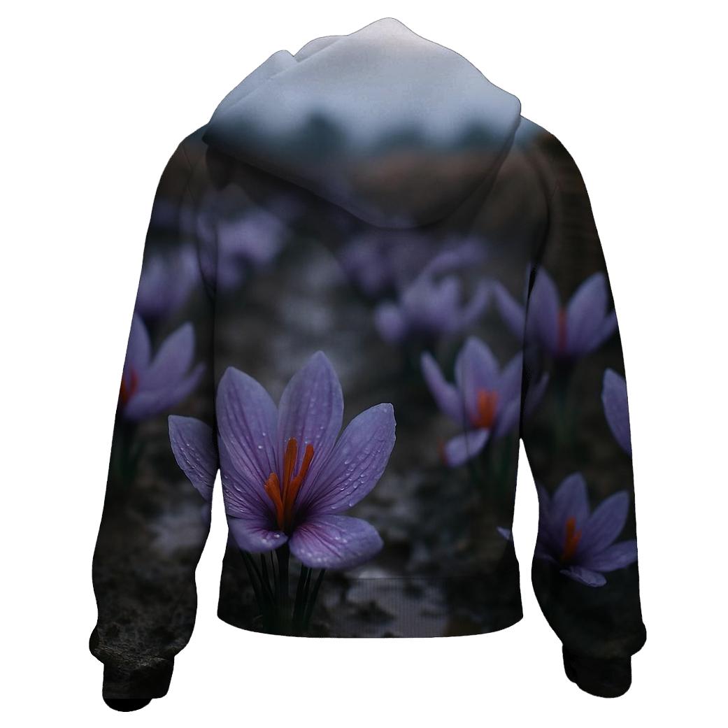 Saffron Crocus Harvest After Rain hoodie styles