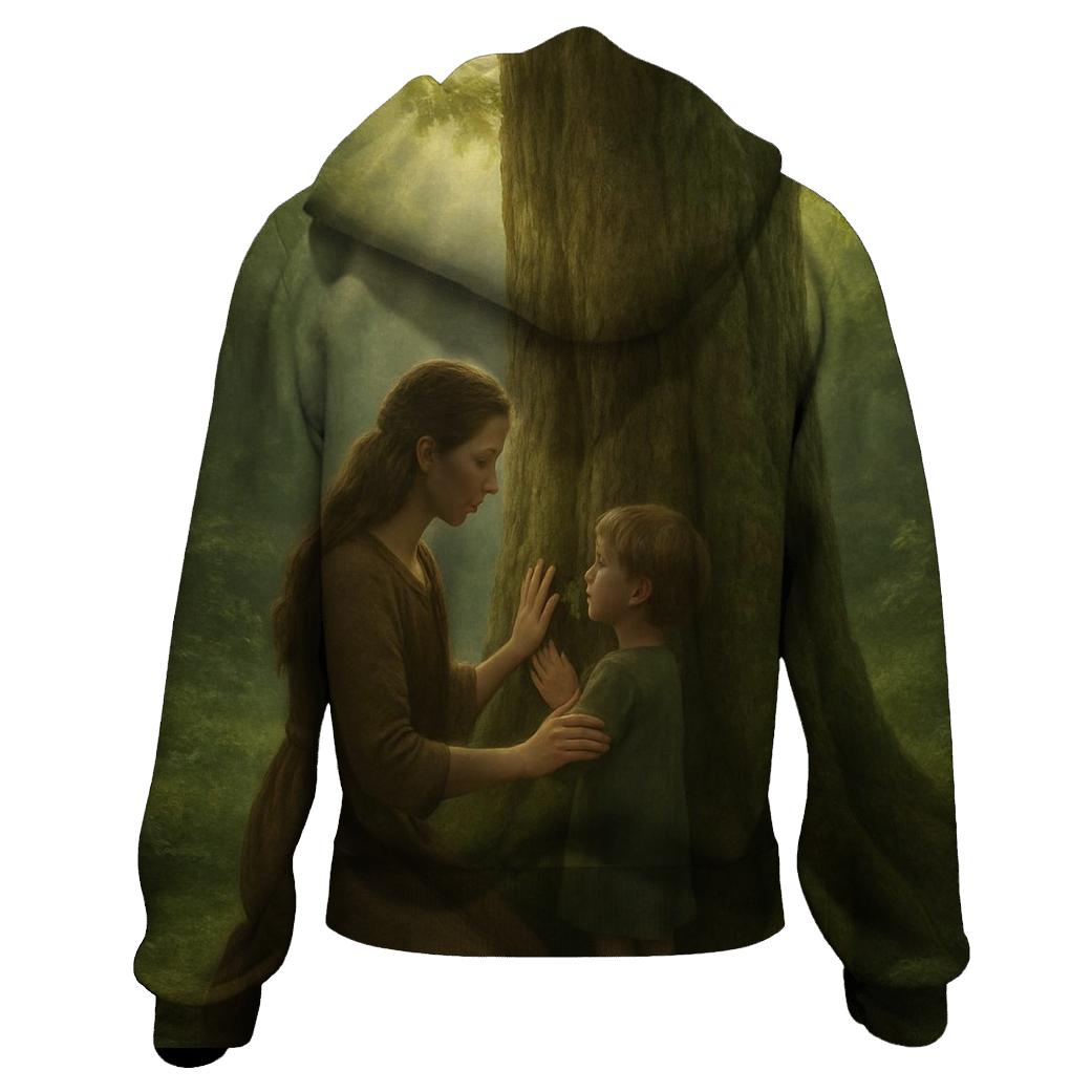 The Rooted Promise A Mother Who Holds The Family Tree Upright hoodie trends