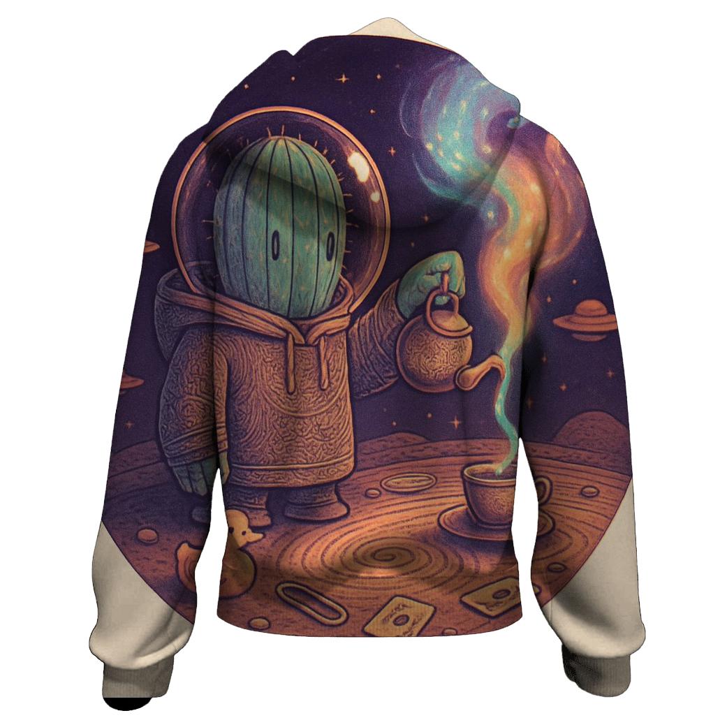 Cactus Astronaut Tea Ceremony designer hoodies