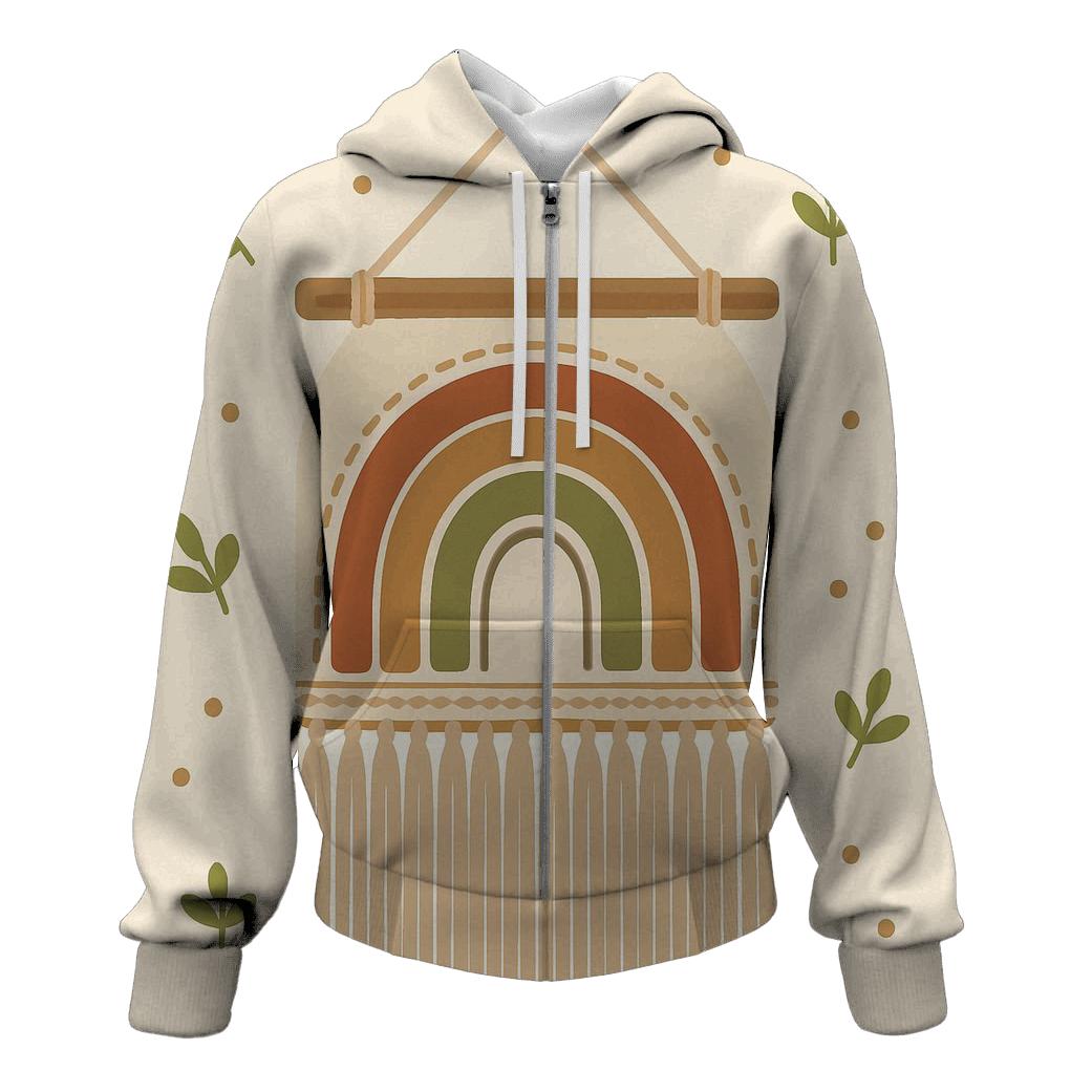 Macrame Rainbow Wall Hanging hoodie trends