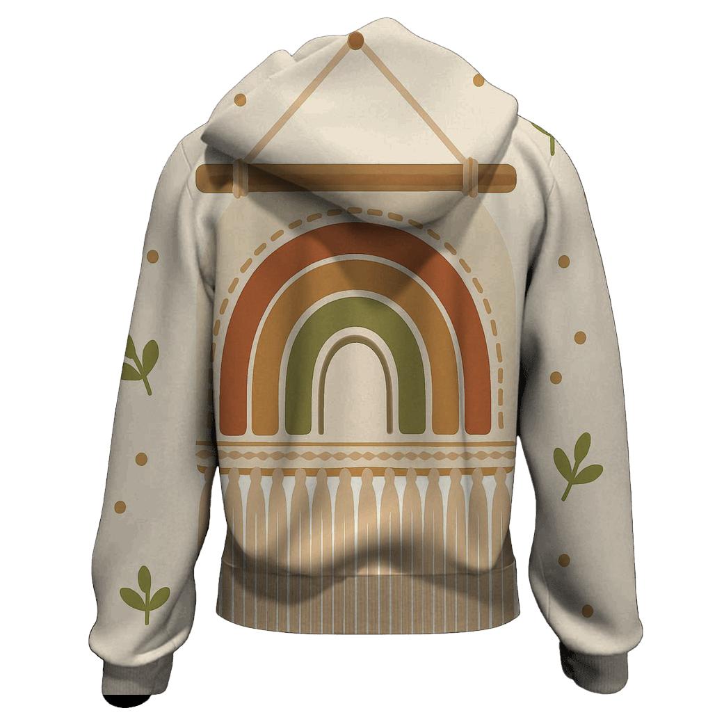 Macrame Rainbow Wall Hanging hoodie trends
