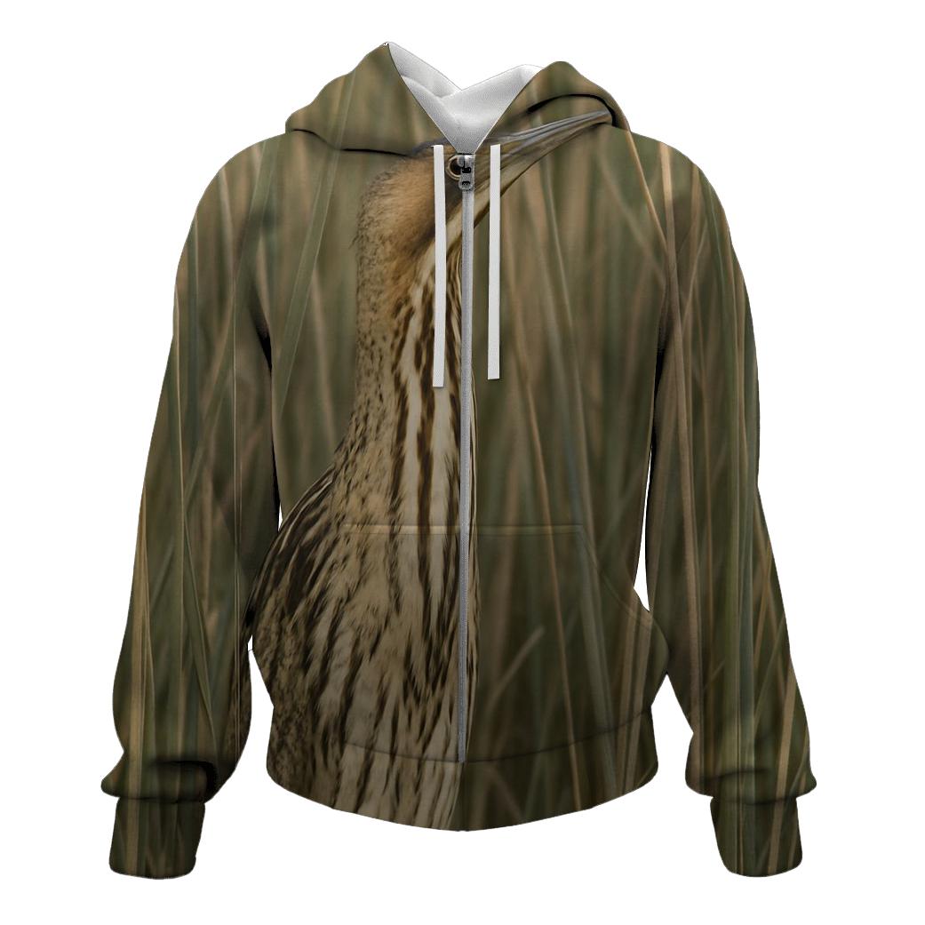 Reedshadow Eurasian Bittern printed hoodies
