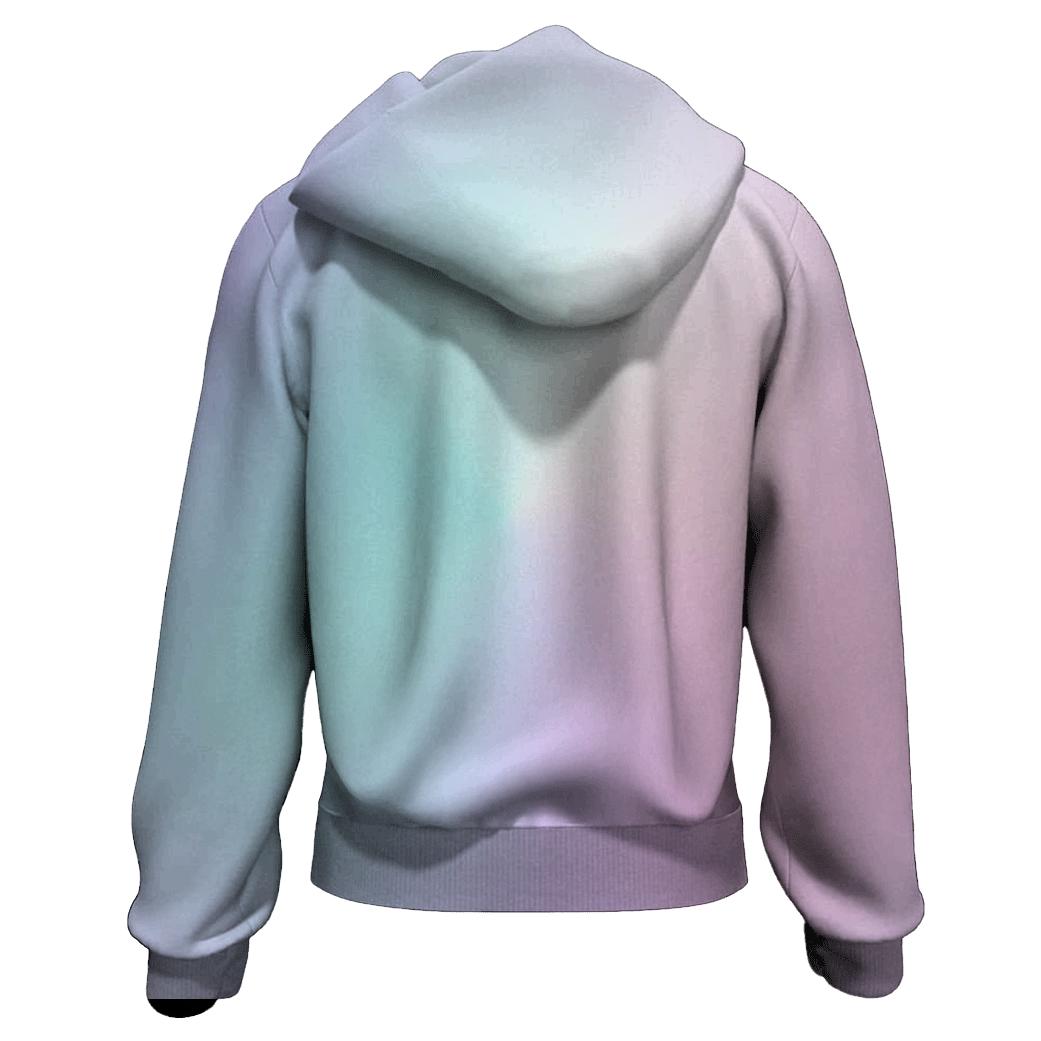 Prismatic Fog Lattice lightweight hoodies