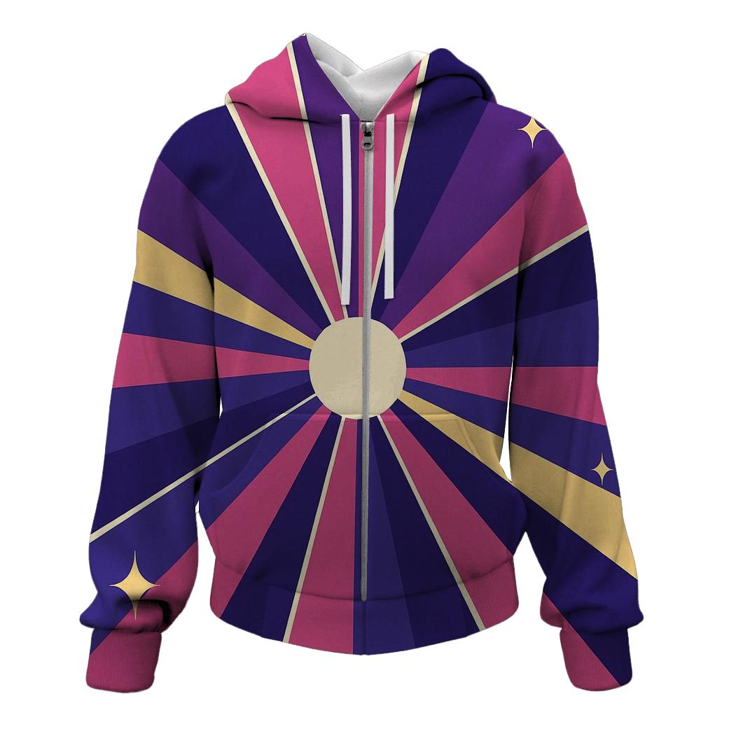 Disco Starburst Dance Floor printed hoodies