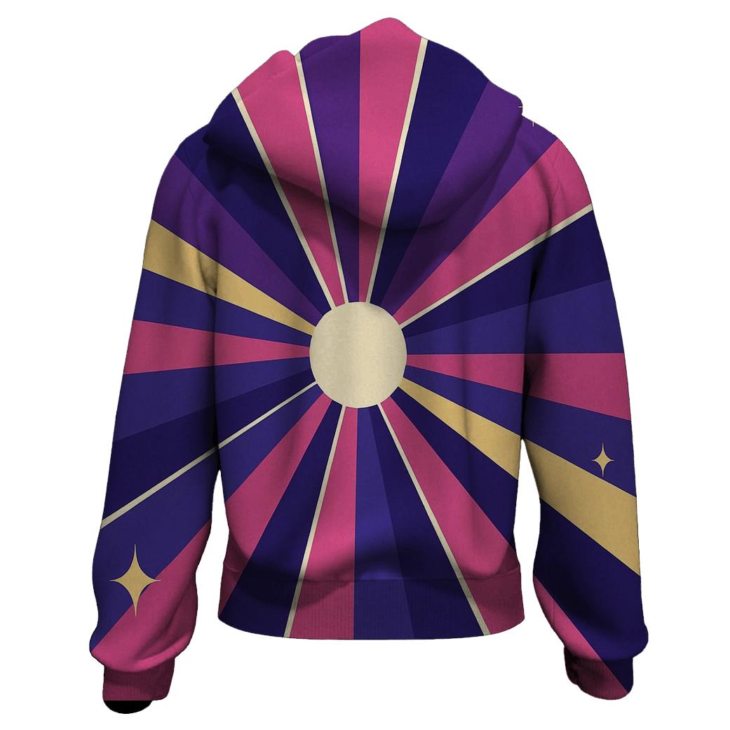 Disco Starburst Dance Floor printed hoodies