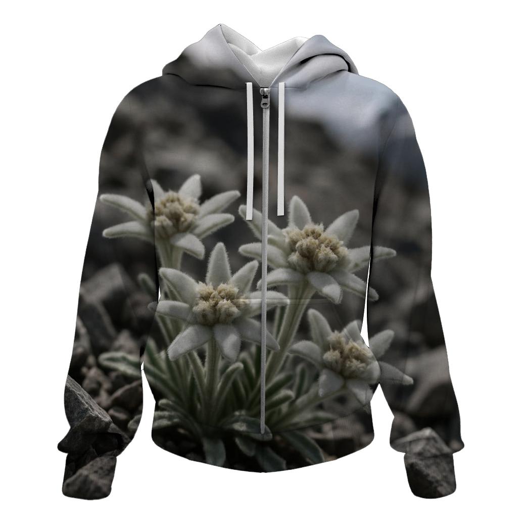 Edelweiss In Alpine Scree Close Focus hoodie trends