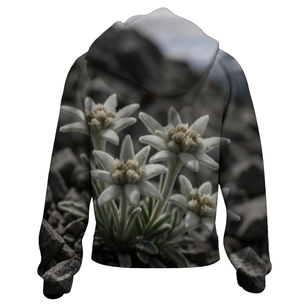 Edelweiss In Alpine Scree Close Focus hoodie trends