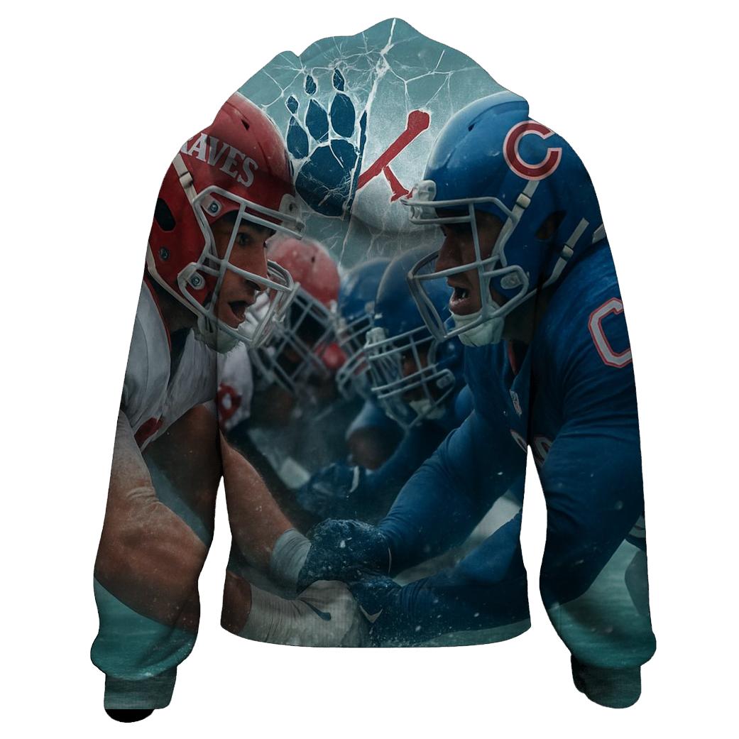 Frozen Field Overtime Brawl embroidered hoodies