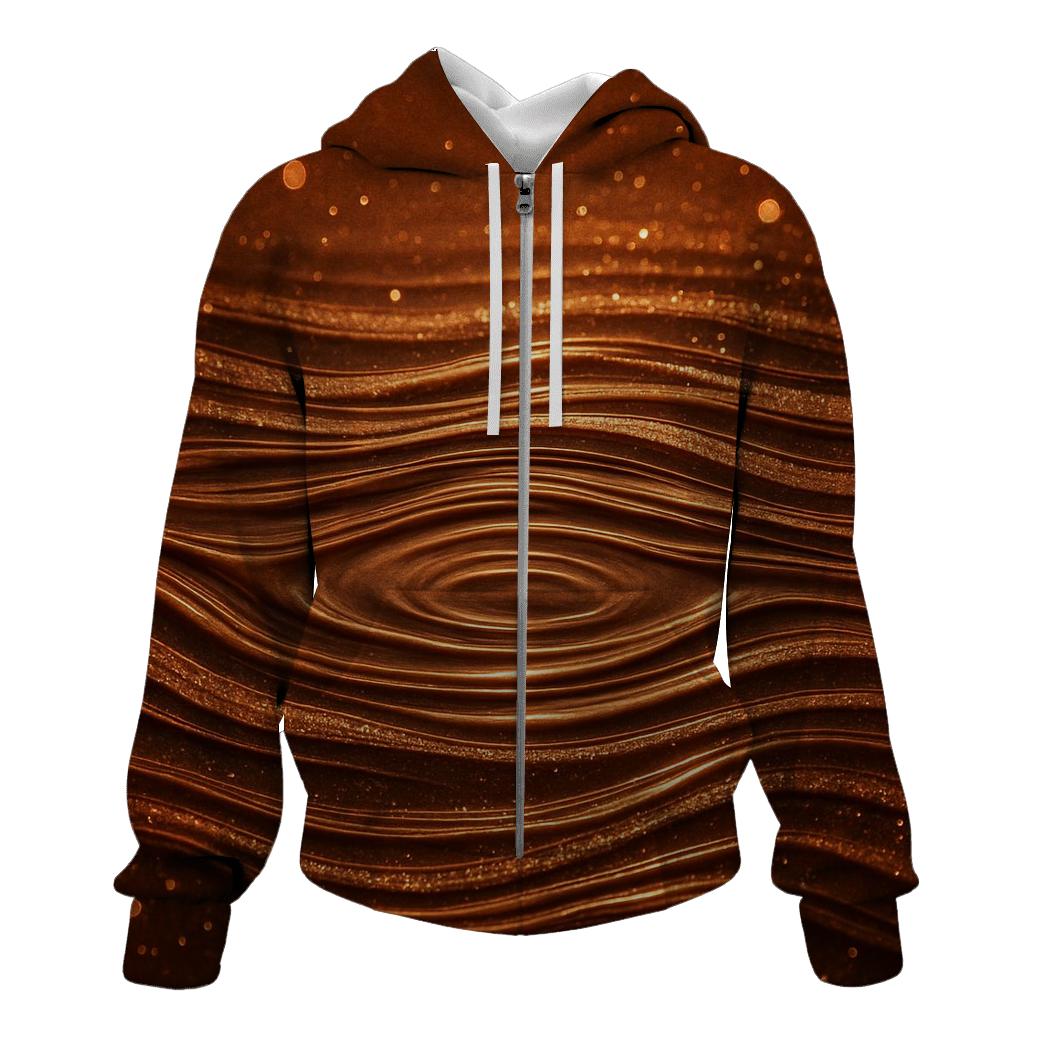 Copper Bronze Ripple Mirage hoodie designs