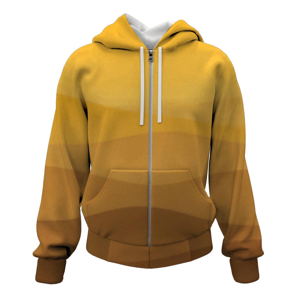 Saffron Dune Gradient designer hoodies
