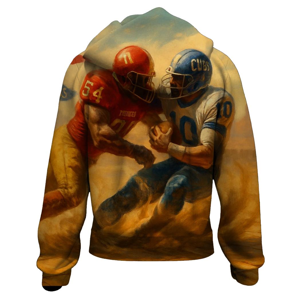 Desert Mirage Gridiron Showdown zip-up hoodies