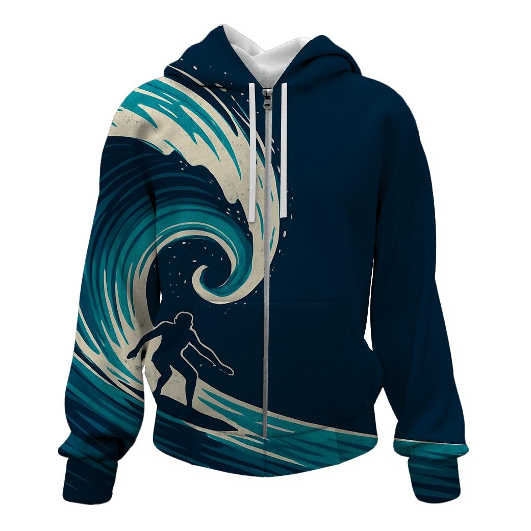 Tidal Wave Surf Line premium hoodies
