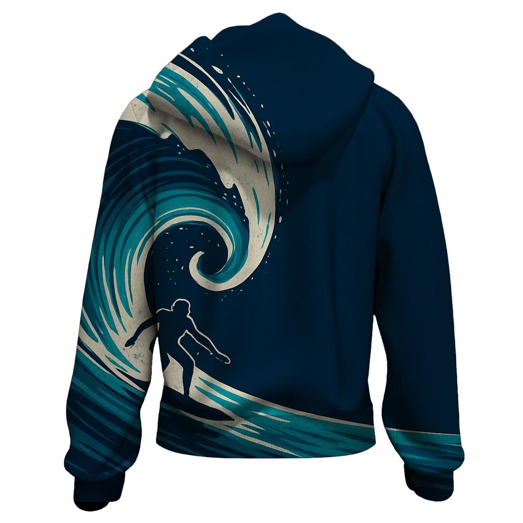 Tidal Wave Surf Line premium hoodies