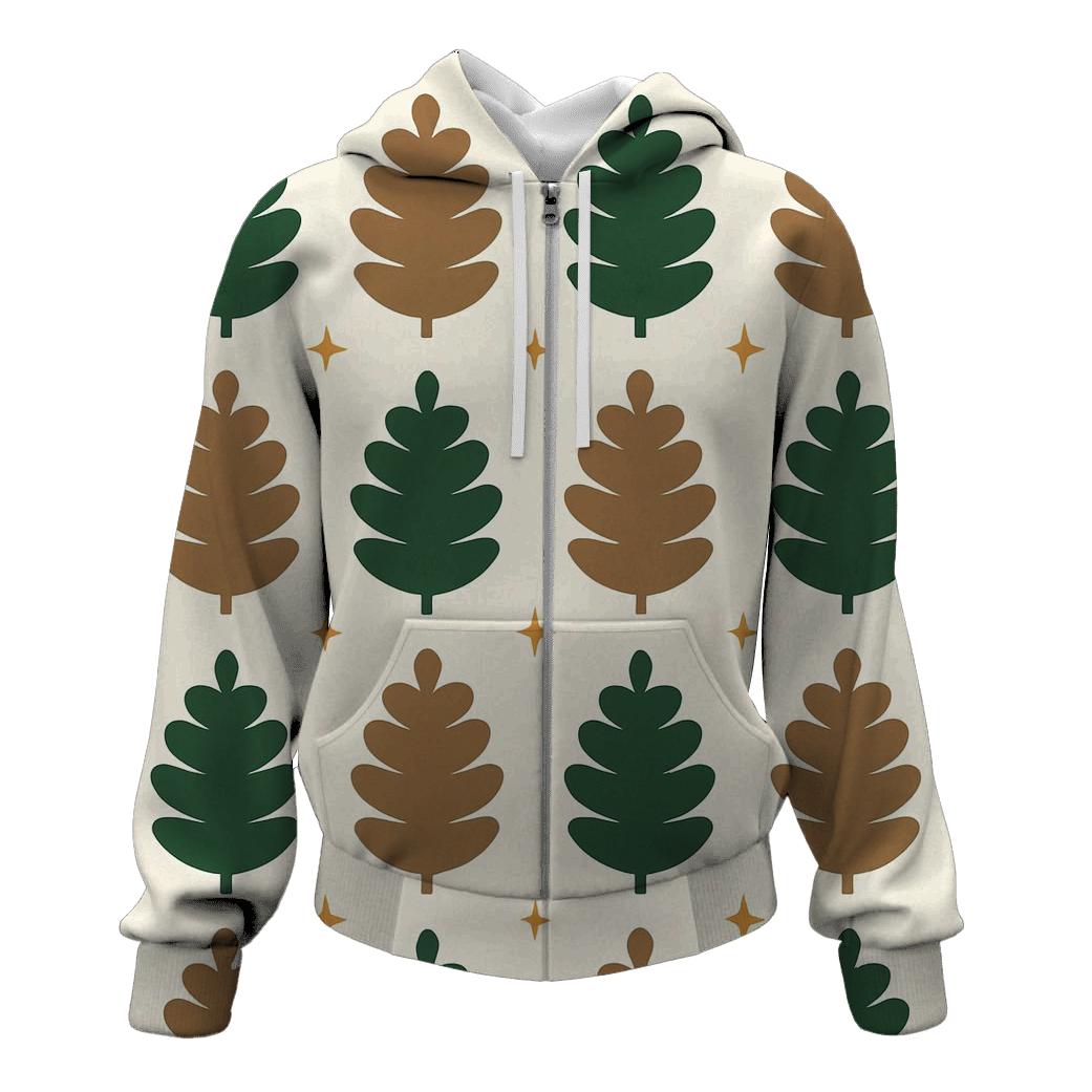 Pine Cone Constellation Rows premium hoodies