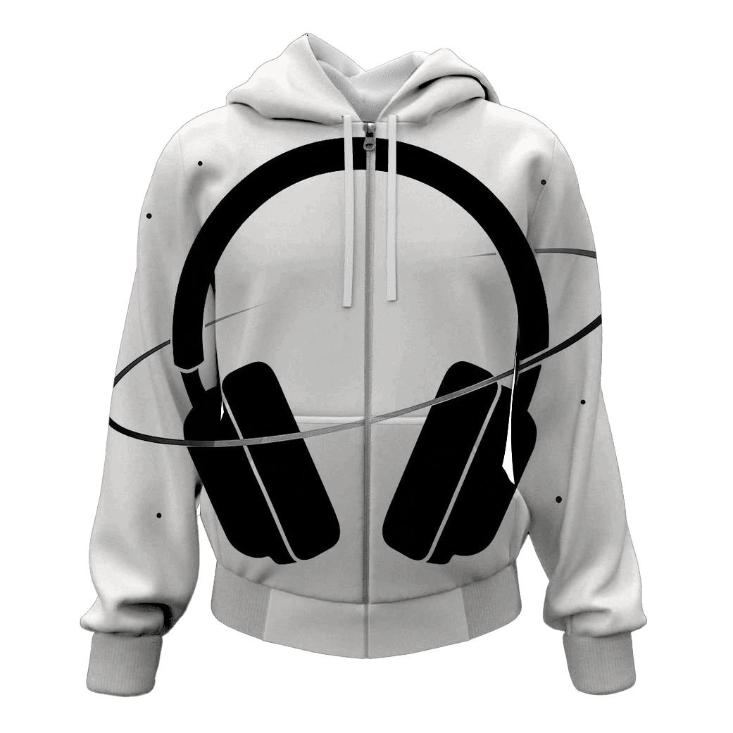 Headphones Orbital Halo embroidered hoodies