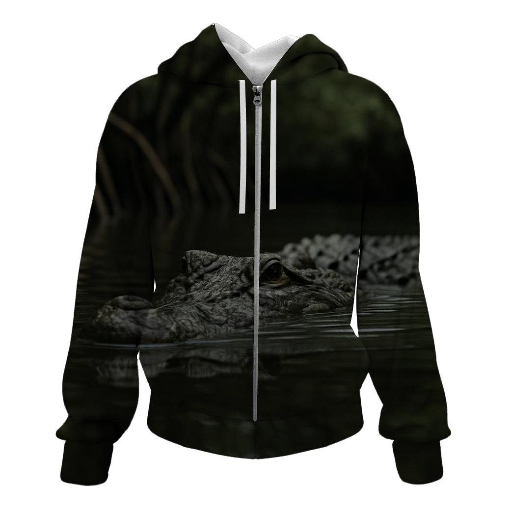 Mangrove Patrol Saltwater Crocodile designer hoodies