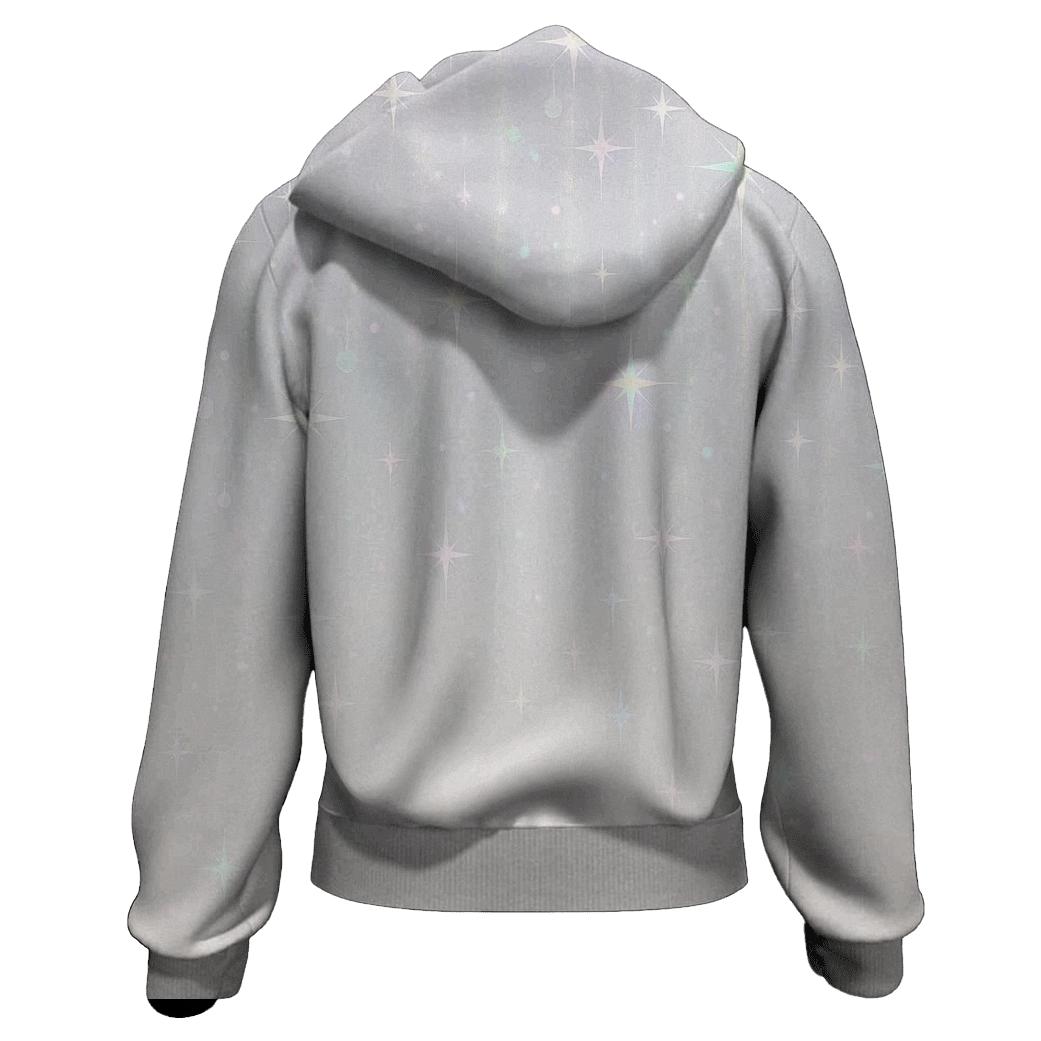 Pastel Holo Starfall Veil printed hoodies