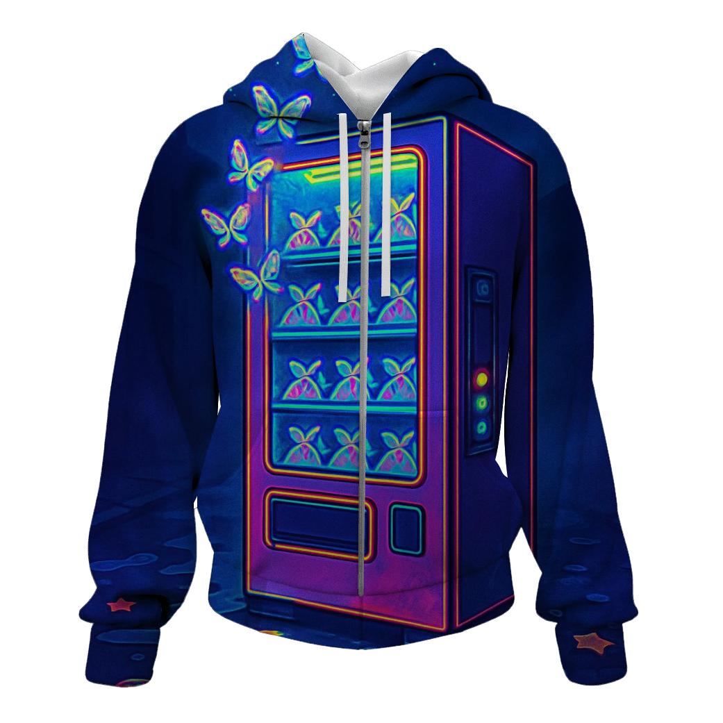 Butterfly Vending Machine Mirage graphic hoodies