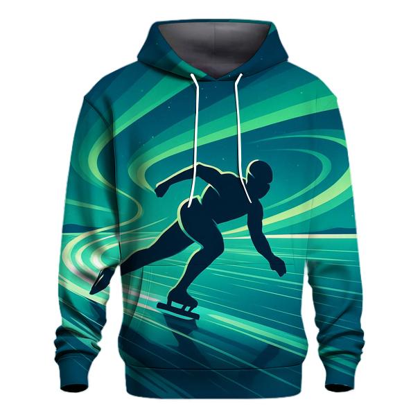 Aurora Ice Sprint embroidered hoodies