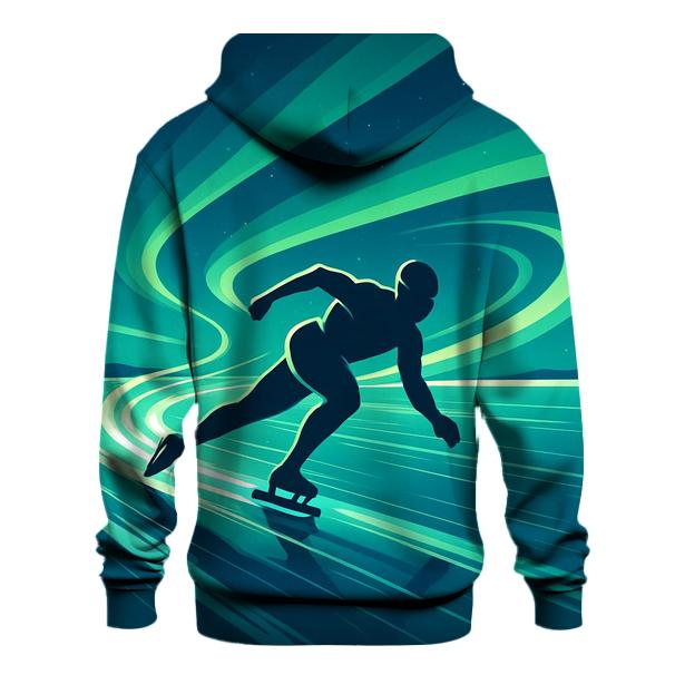 Aurora Ice Sprint embroidered hoodies