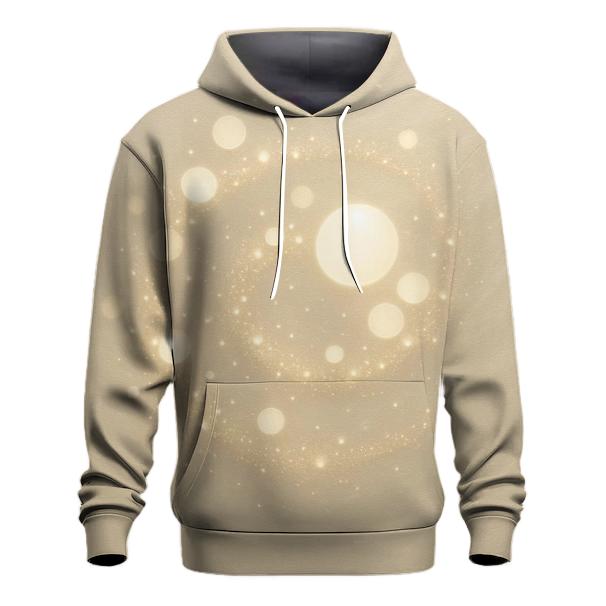 Champagne Orbit Pearls zip-up hoodies