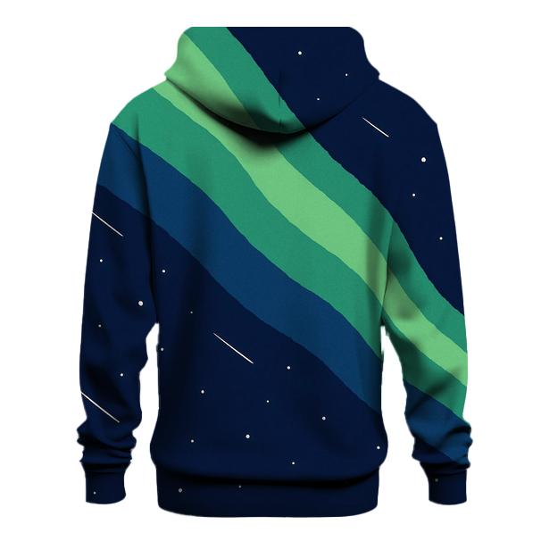 Aurora Curtain Traverse embroidered hoodies