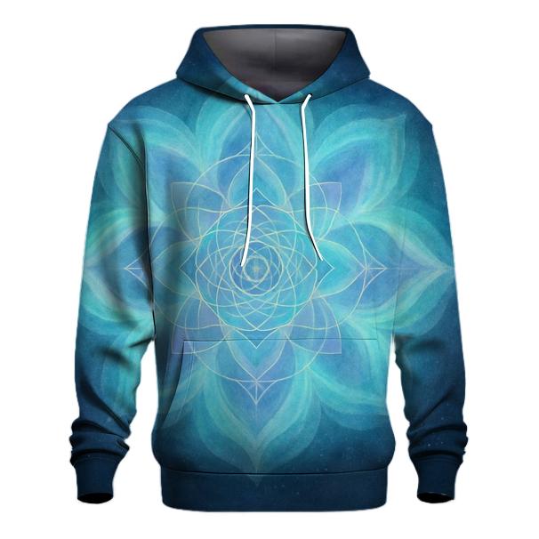 Aurora Breath Mandala designer hoodies