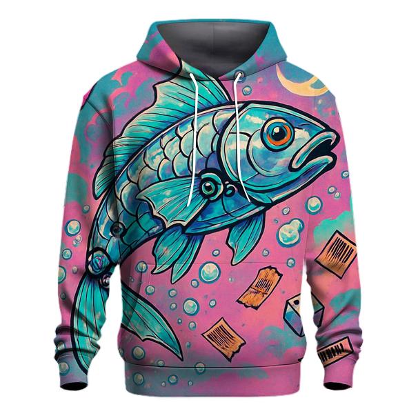 Clockwork Koi In The Soda Sky lightweight hoodies