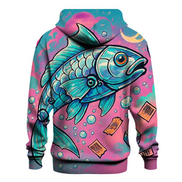 Clockwork Koi In The Soda Sky lightweight hoodies