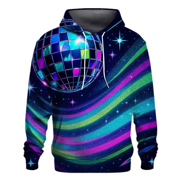 Neon Aurora Disco Prism graphic hoodies
