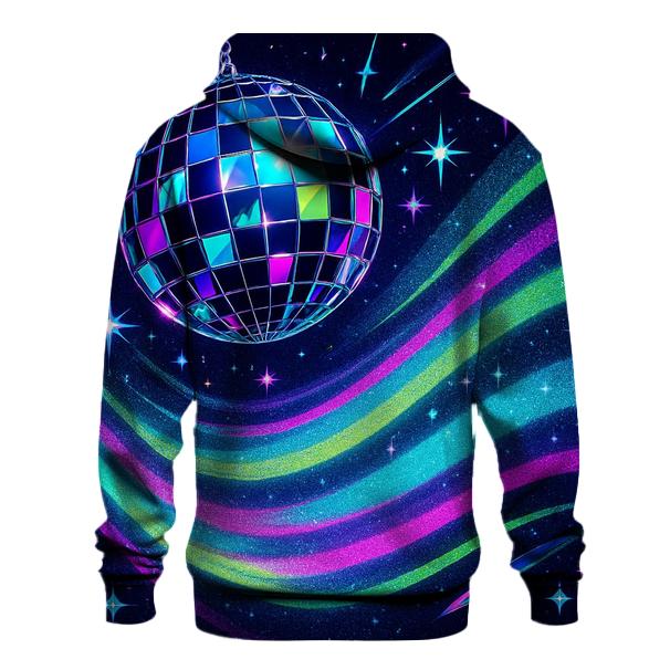 Neon Aurora Disco Prism graphic hoodies