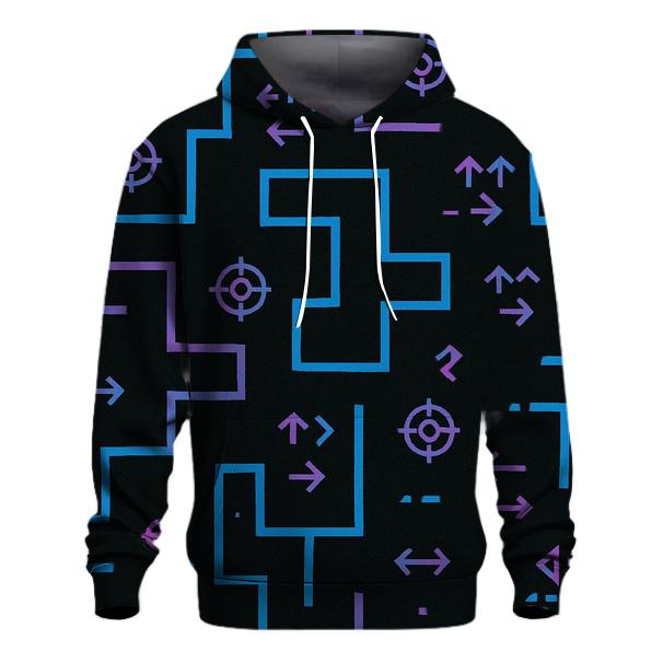 Laser Tag Maze Blueprint graphic hoodies