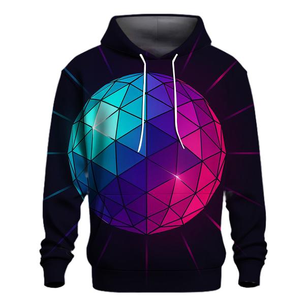 Disco Prism Burst lightweight hoodies