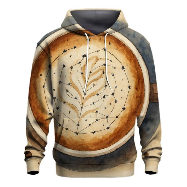 Latte Rosette Constellation designer hoodies
