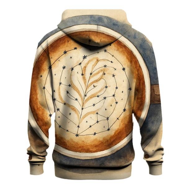 Latte Rosette Constellation designer hoodies